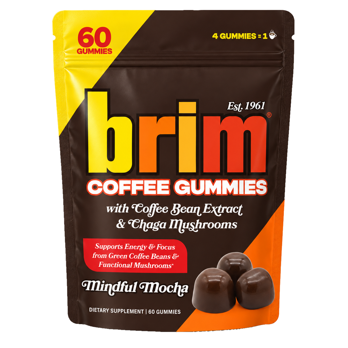 Mindful Mocha with Caffeine and Functional Mushrooms